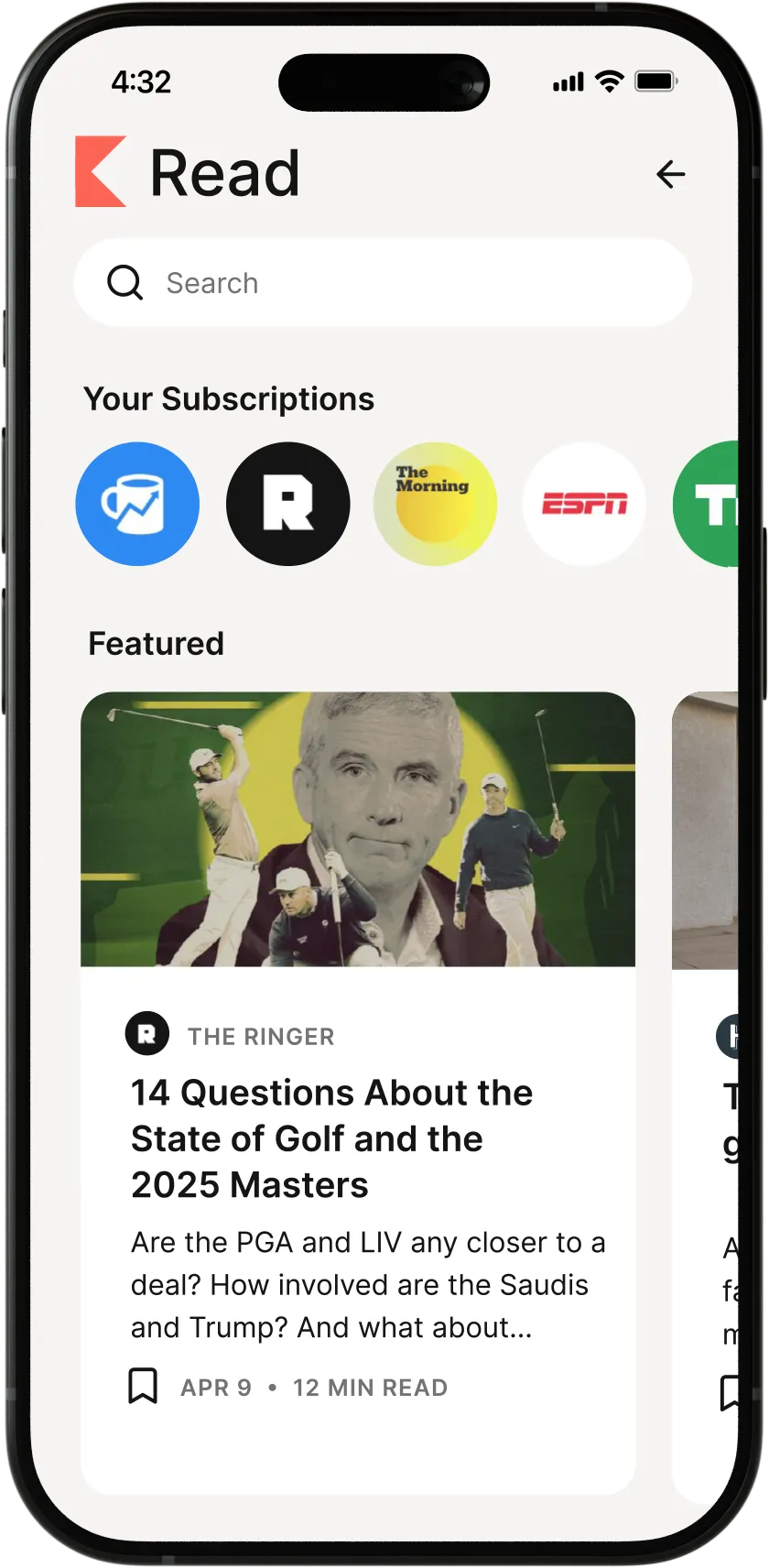 Read App UI